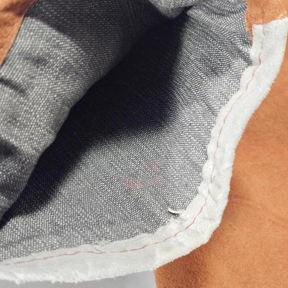 Leather Safety Genuine Cowhide Work Welding Gloves Ranch Worker - Picture 7 of 9